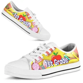 1St Grade Art Paper Cut Out Shoes, Teacher Shoes, Low Top Sneakers