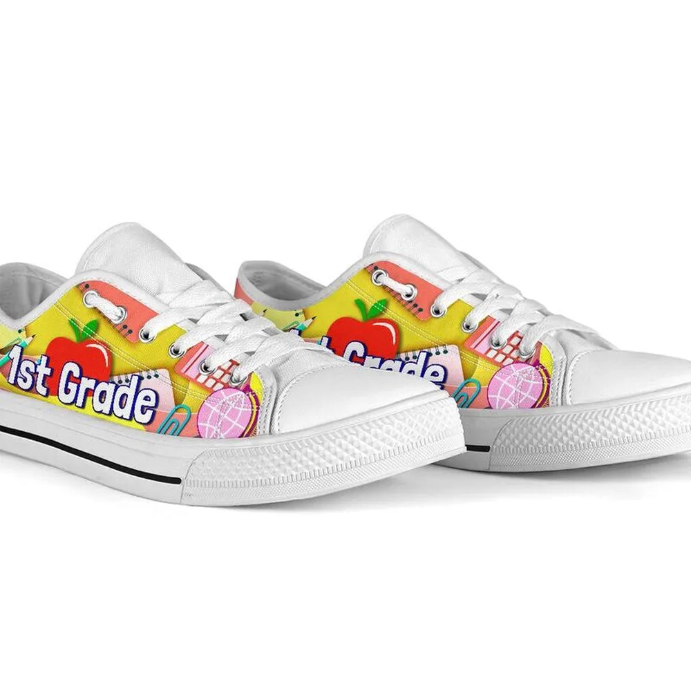 1St Grade Art Paper Cut Out Shoes, Teacher Shoes, Low Top Sneakers