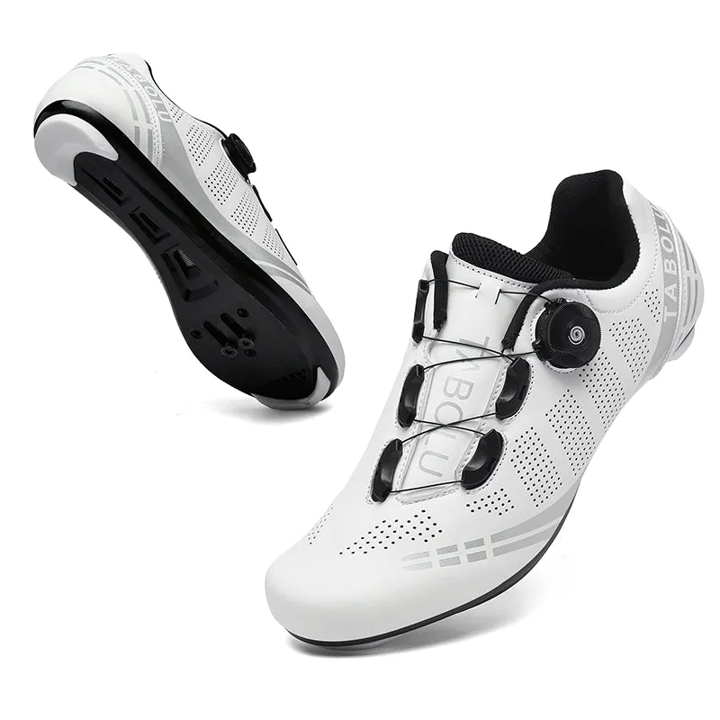 2021 MTB Cycling Shoes Women Men Sports Route Cleat Road Bike Speed Flat Sneaker Racing Bicycle Mountain Spd Biking Footwear