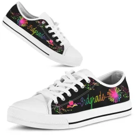 3Rd Grade Dandelion Art Color Shoes, Teacher Shoes, Low Top Sneakers