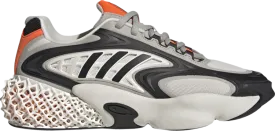 Adidas 4D Krazed 'Orbit Gray Orange' sneakers, gray