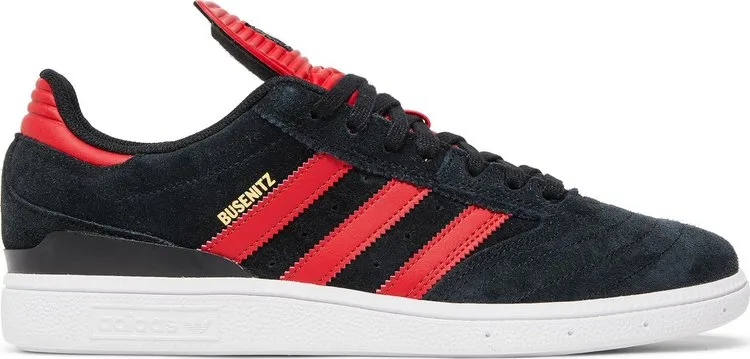 Adidas Busenitz 'Black Scarlet' sneakers, black