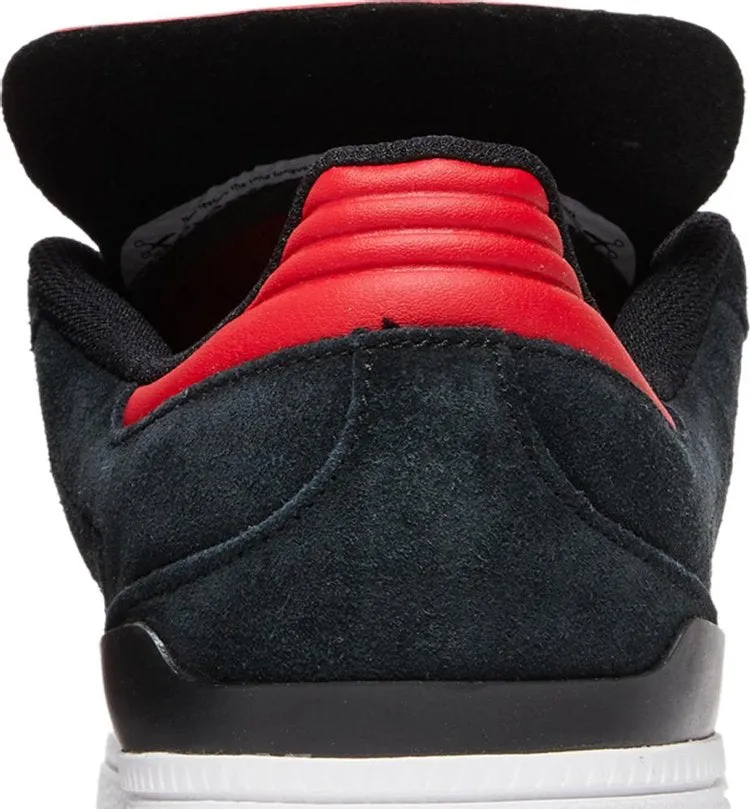 Adidas Busenitz 'Black Scarlet' sneakers, black