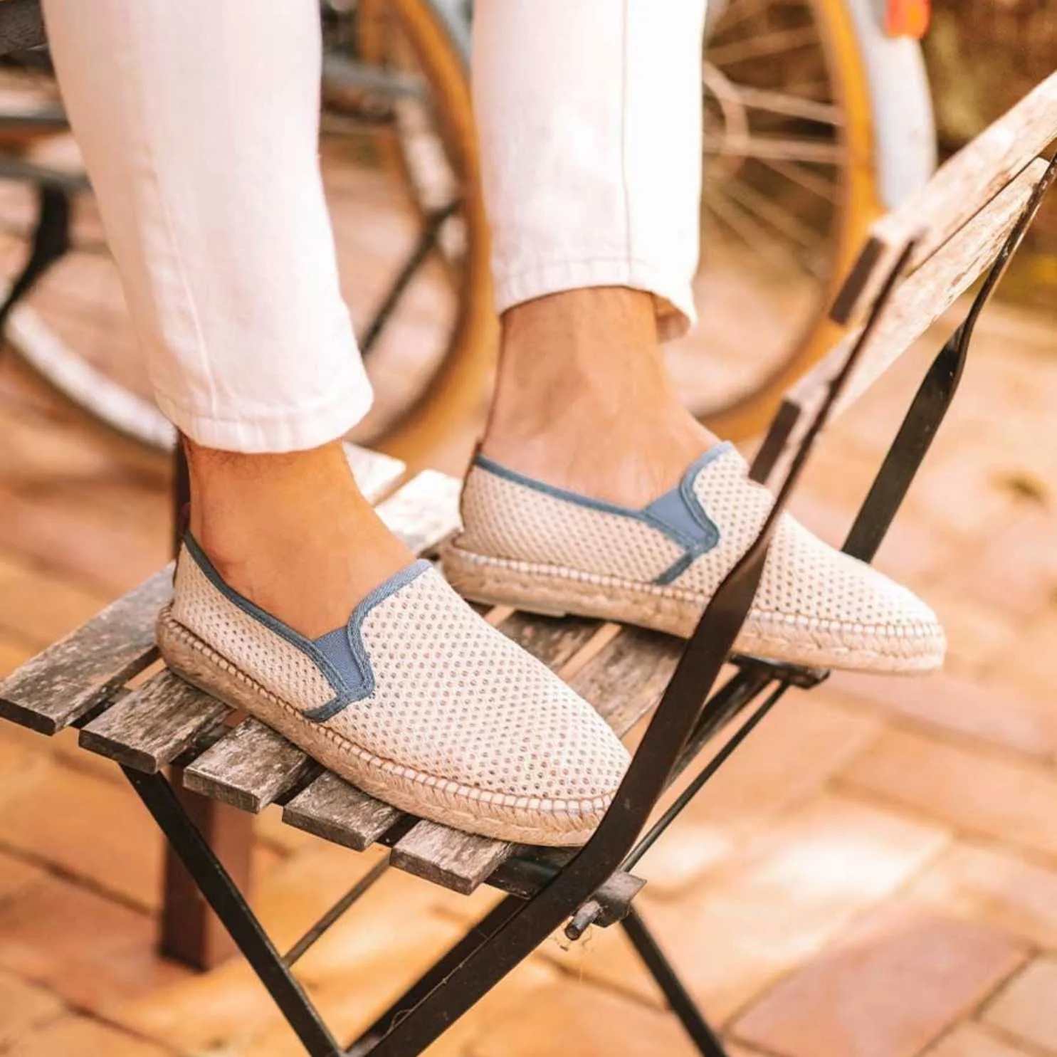 Basic Cotton Blend Espadrilles For Men - Didac