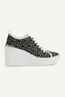 BYLA LACE UP WEDGE SNEAKER