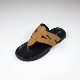 Camel Buckle Slippers