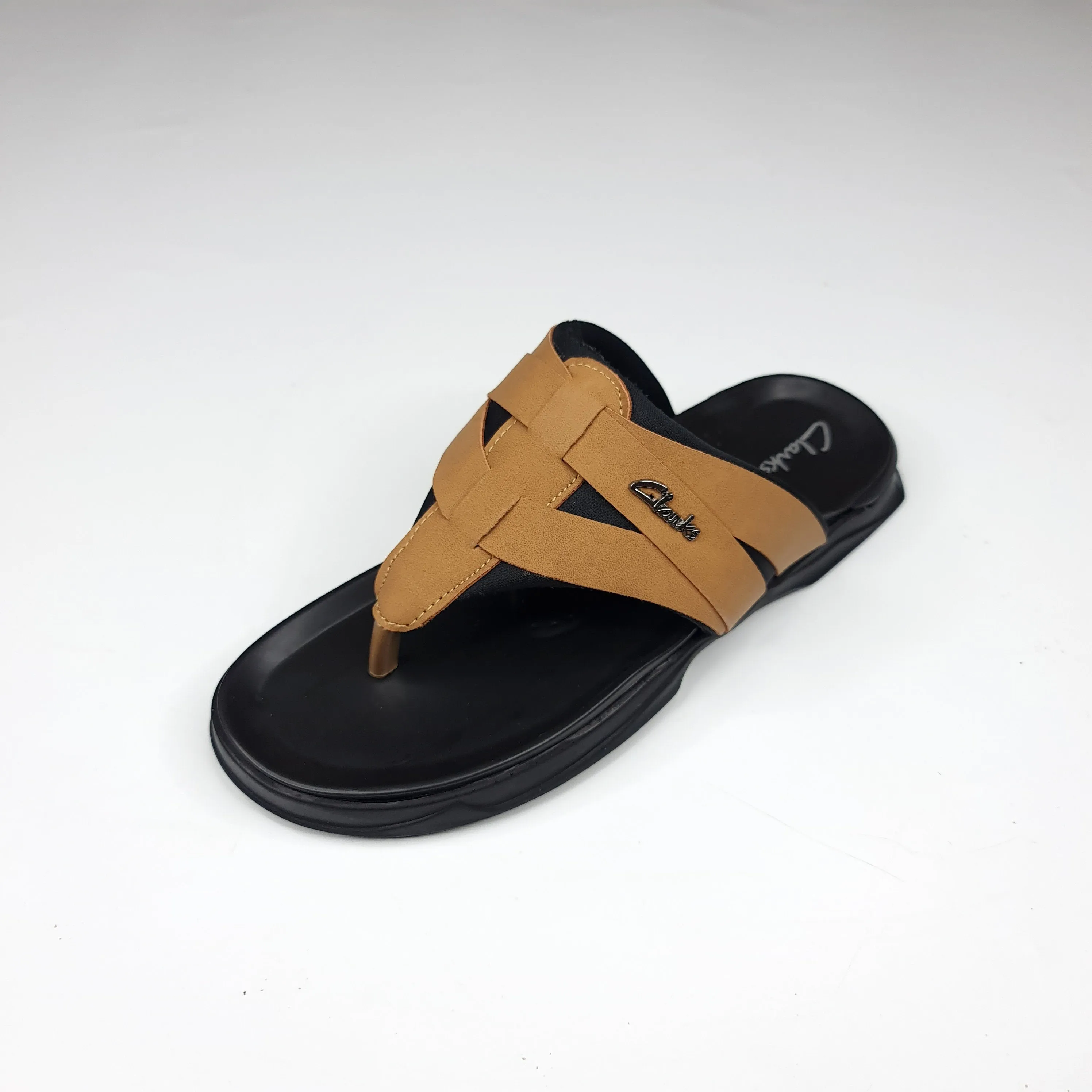 Camel Buckle Slippers