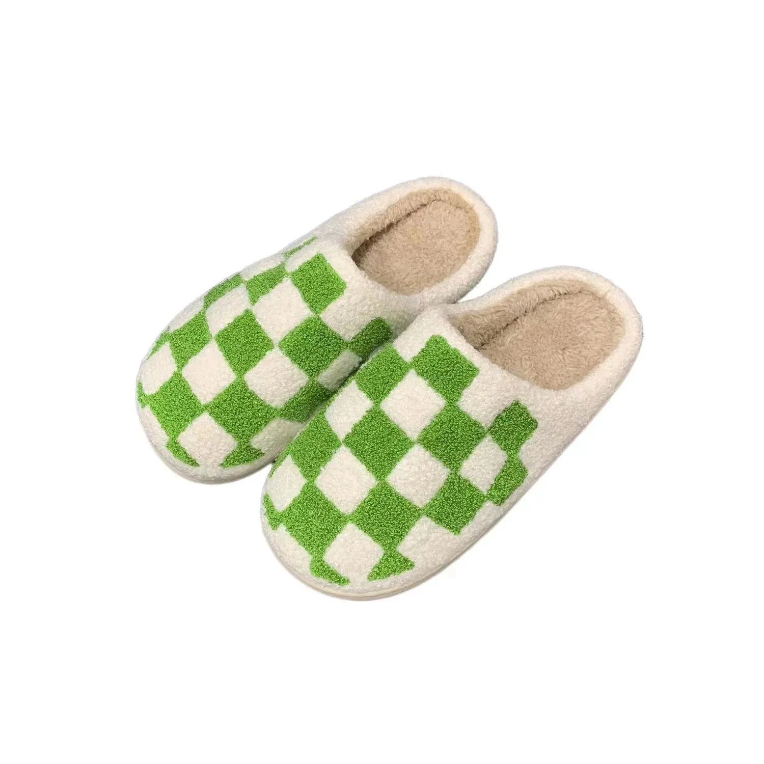 Checkerboard Slippers for Men