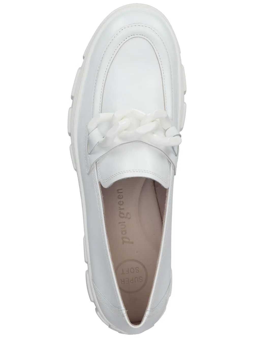 Classic Paul Green Major ballet shoes, white