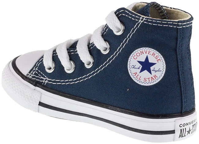 Converse Shoes Infants Chuck Taylor All Star Hi Navy