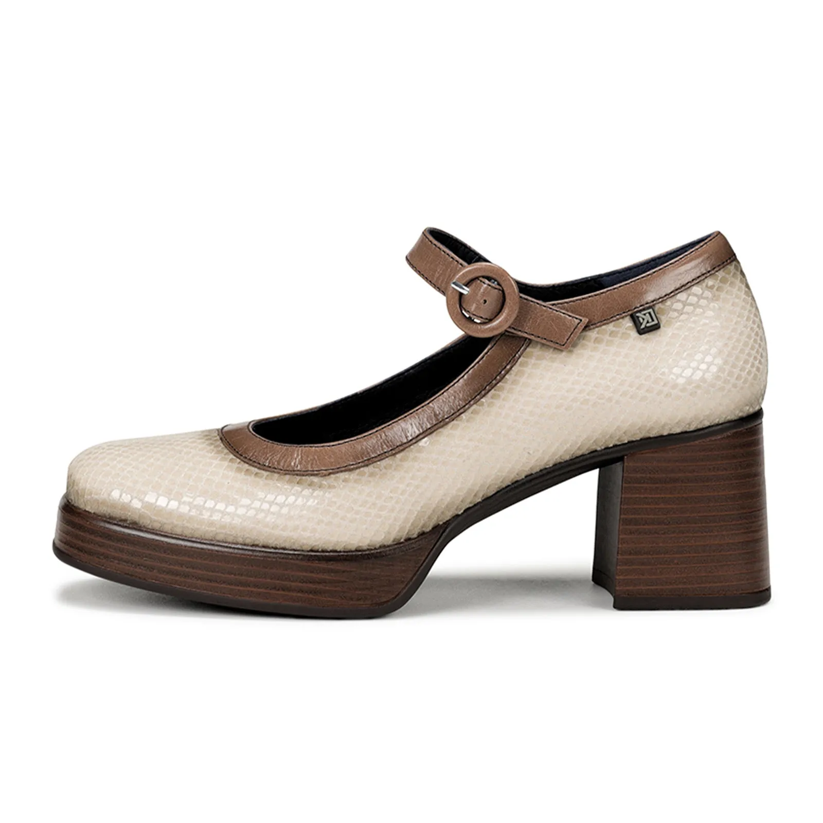 Dorking Cristel D9154 Heeled Mary Jane (Women) - Supreme/Alias Beige/Marmota