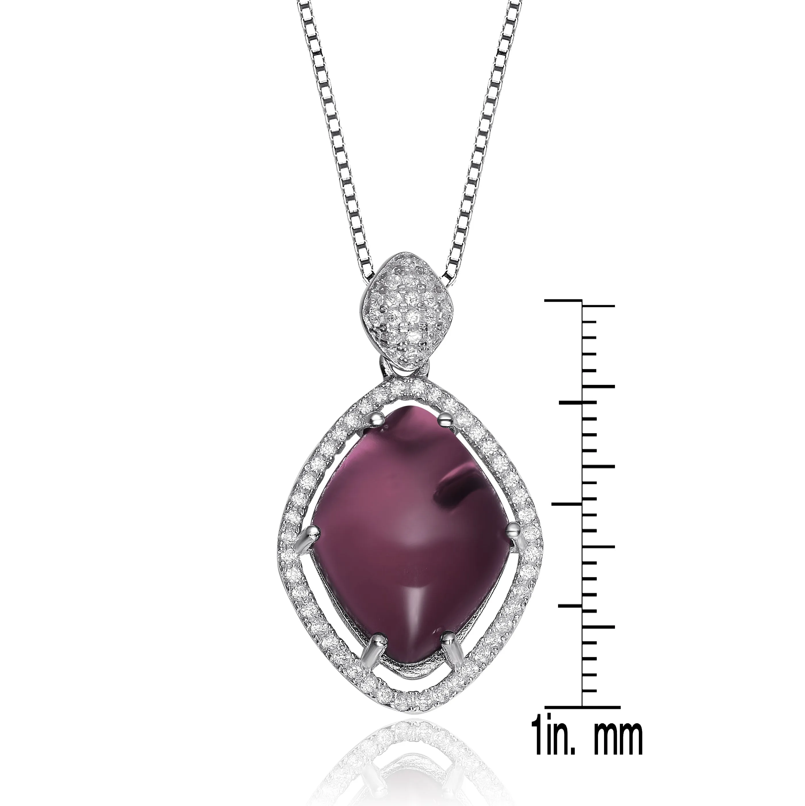 Elise Amethyst Shape Pendant