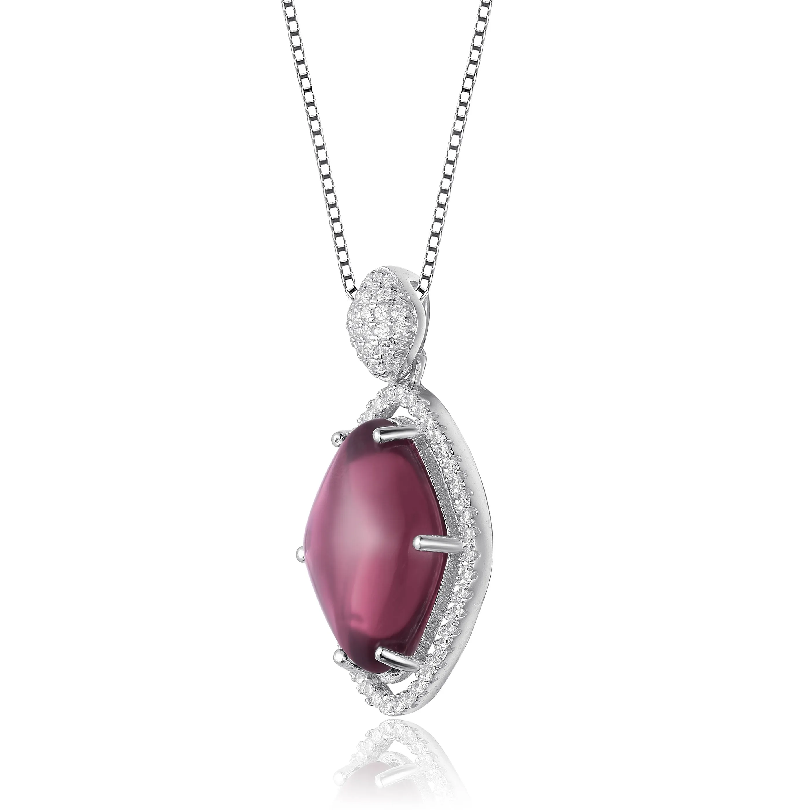 Elise Amethyst Shape Pendant