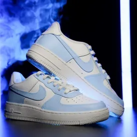 Final Sale-Light Baby Blue Custom Air Force 1