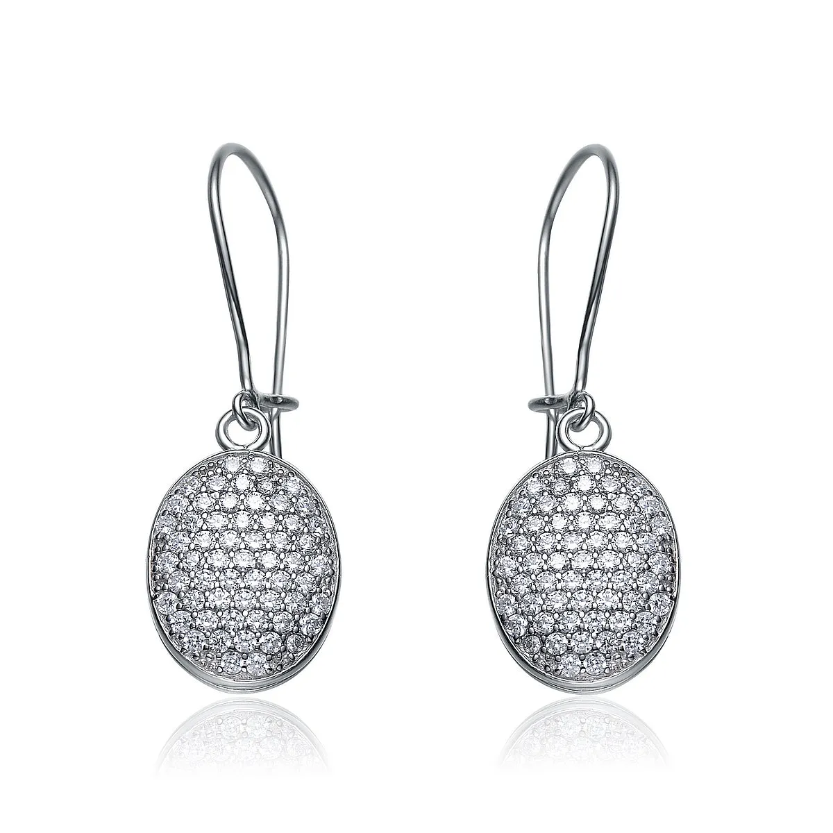 Gabrielle Oval Drop Earrings