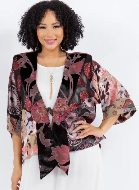 In the Pink Boho Chic Flirty Fashionista Jacket