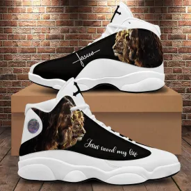 Jesus Lion Of Judah J13 Shoes - Jesus Saved My Life Jesus J13 Shoes - Jesus Shoes