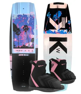 KD Flare Wakeboard Package with Charm Boots (2025)