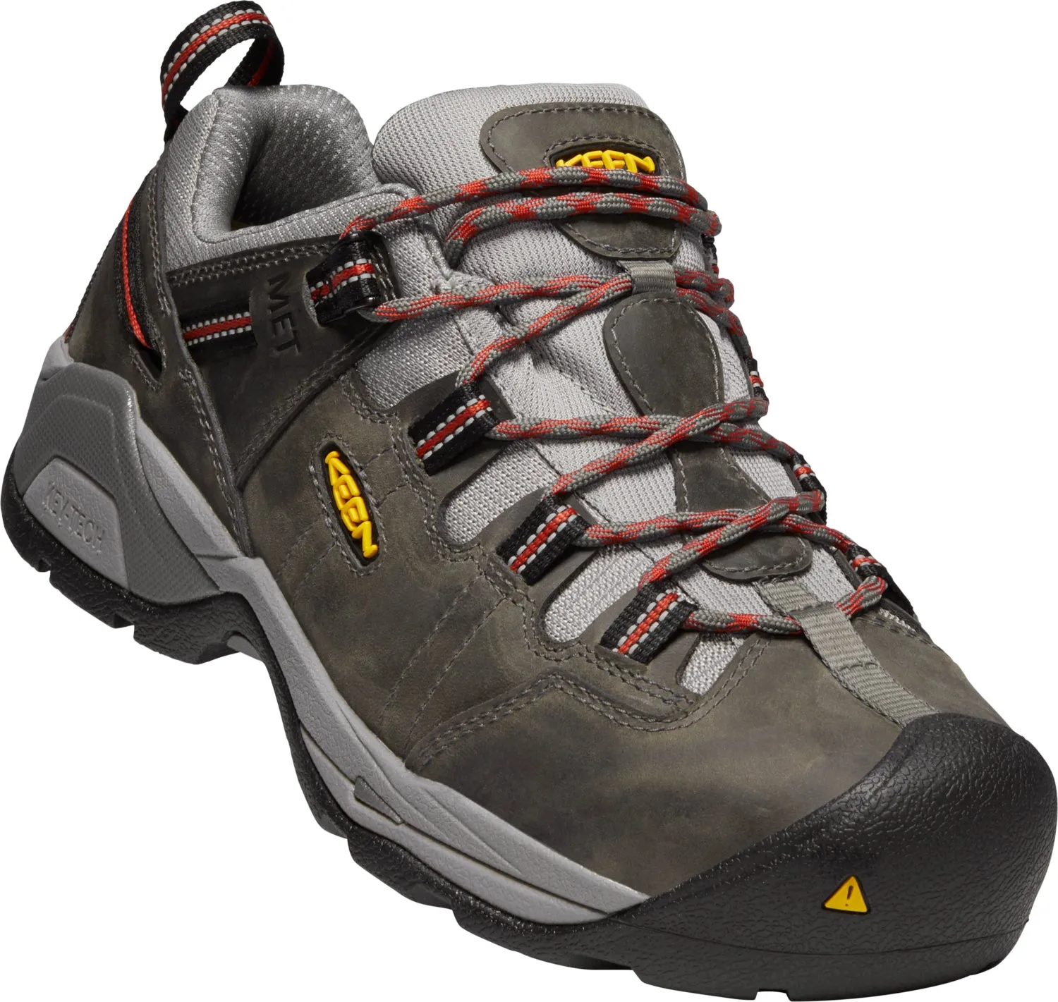 Keen Utility Mens Detroit XT Int Met Steel Grey/Bossa Nova Leather Work Shoes