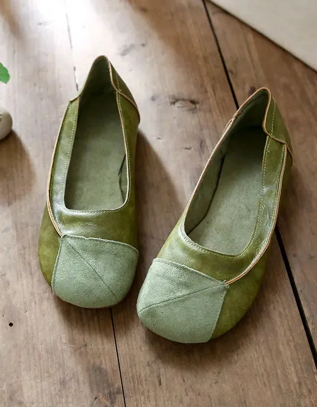 Light-weight Leather Flats for Women