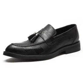 Luxury Genuine Leather Oxford With Tassel Formal Shoes