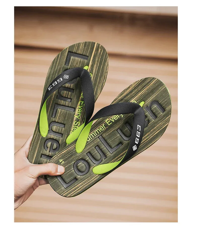 Men High Quality Brand Hot Sale Flip Flops Beach Slippers - MSL50258