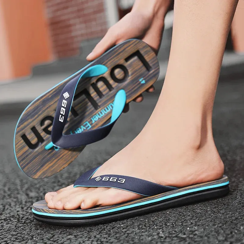 Men High Quality Brand Hot Sale Flip Flops Beach Slippers - MSL50258