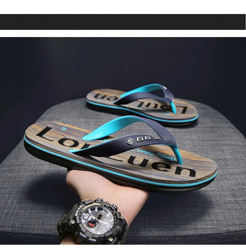 Men High Quality Brand Hot Sale Flip Flops Beach Slippers - MSL50258