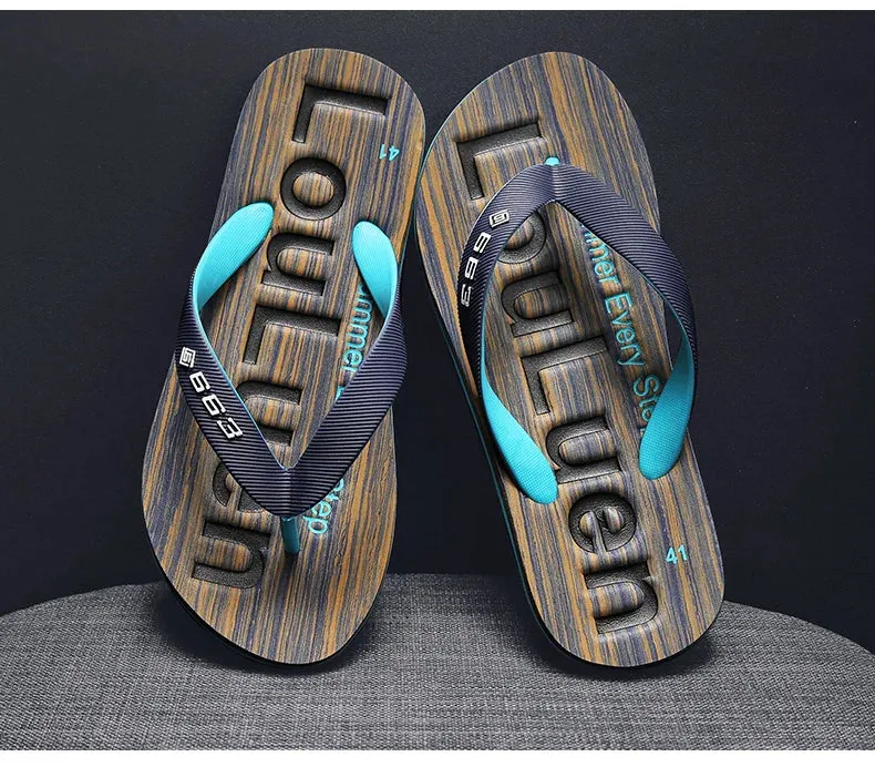 Men High Quality Brand Hot Sale Flip Flops Beach Slippers - MSL50258