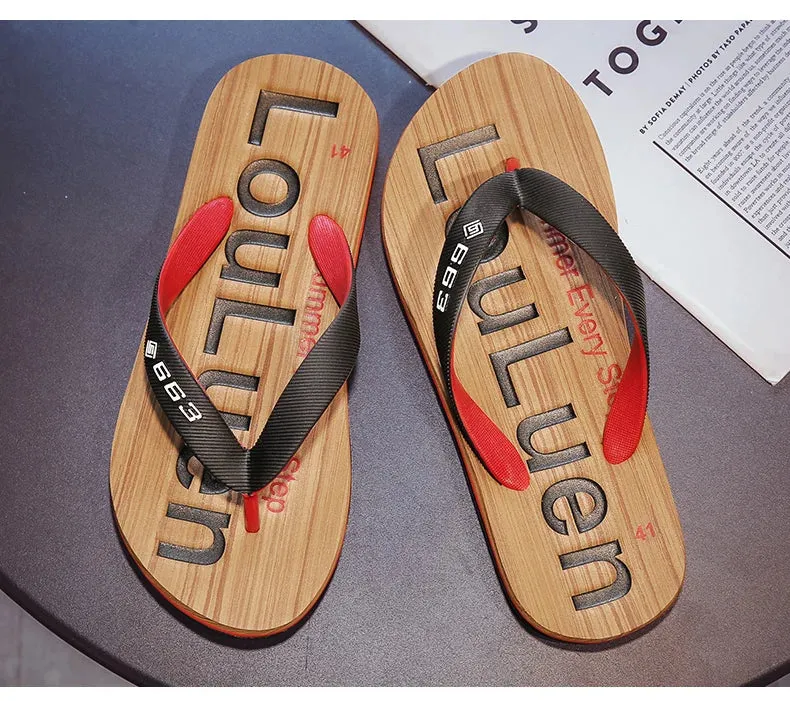 Men High Quality Brand Hot Sale Flip Flops Beach Slippers - MSL50258