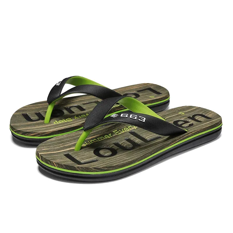 Men High Quality Brand Hot Sale Flip Flops Beach Slippers - MSL50258