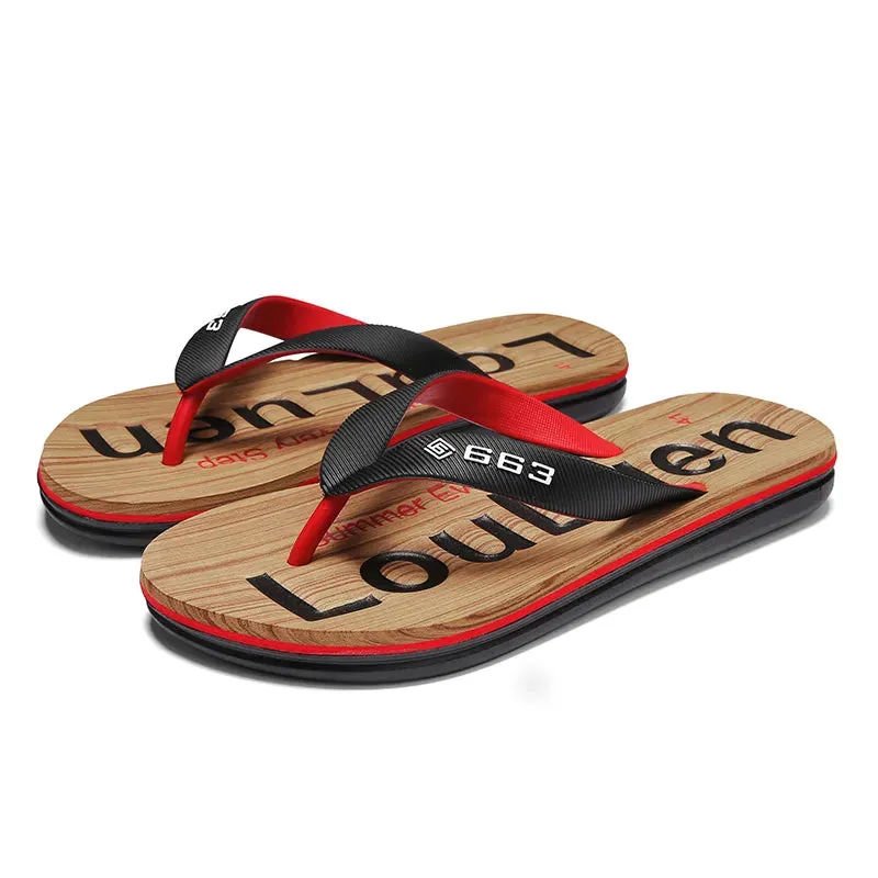 Men High Quality Brand Hot Sale Flip Flops Beach Slippers - MSL50258