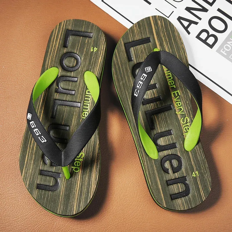 Men High Quality Brand Hot Sale Flip Flops Beach Slippers - MSL50258