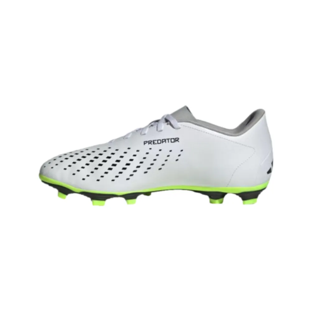 Men's Predator Accuracy.4 Flexible Ground Football Shoe (White/Black/Lemon)