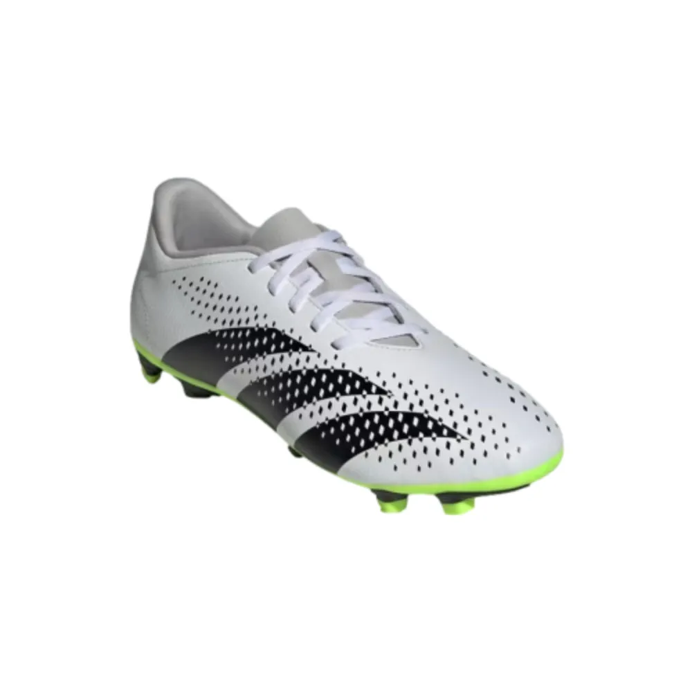 Men's Predator Accuracy.4 Flexible Ground Football Shoe (White/Black/Lemon)