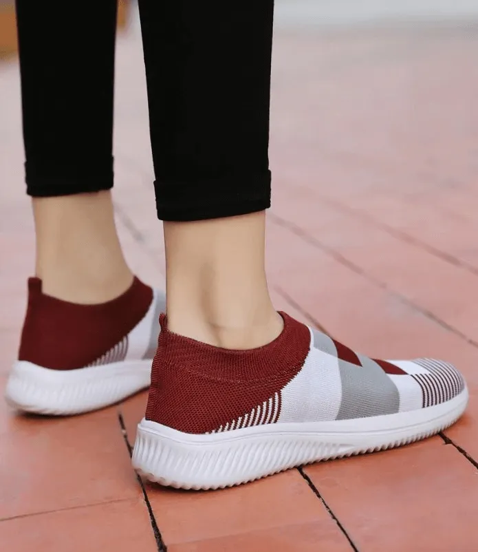 Mesh Breathable Women's Shoes / Stylish Sports Sneakers - SF0267