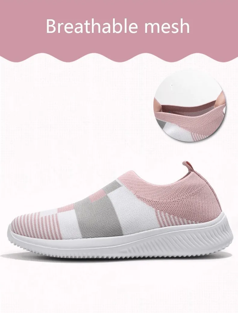 Mesh Breathable Women's Shoes / Stylish Sports Sneakers - SF0267