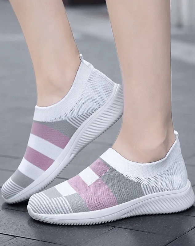 Mesh Breathable Women's Shoes / Stylish Sports Sneakers - SF0267