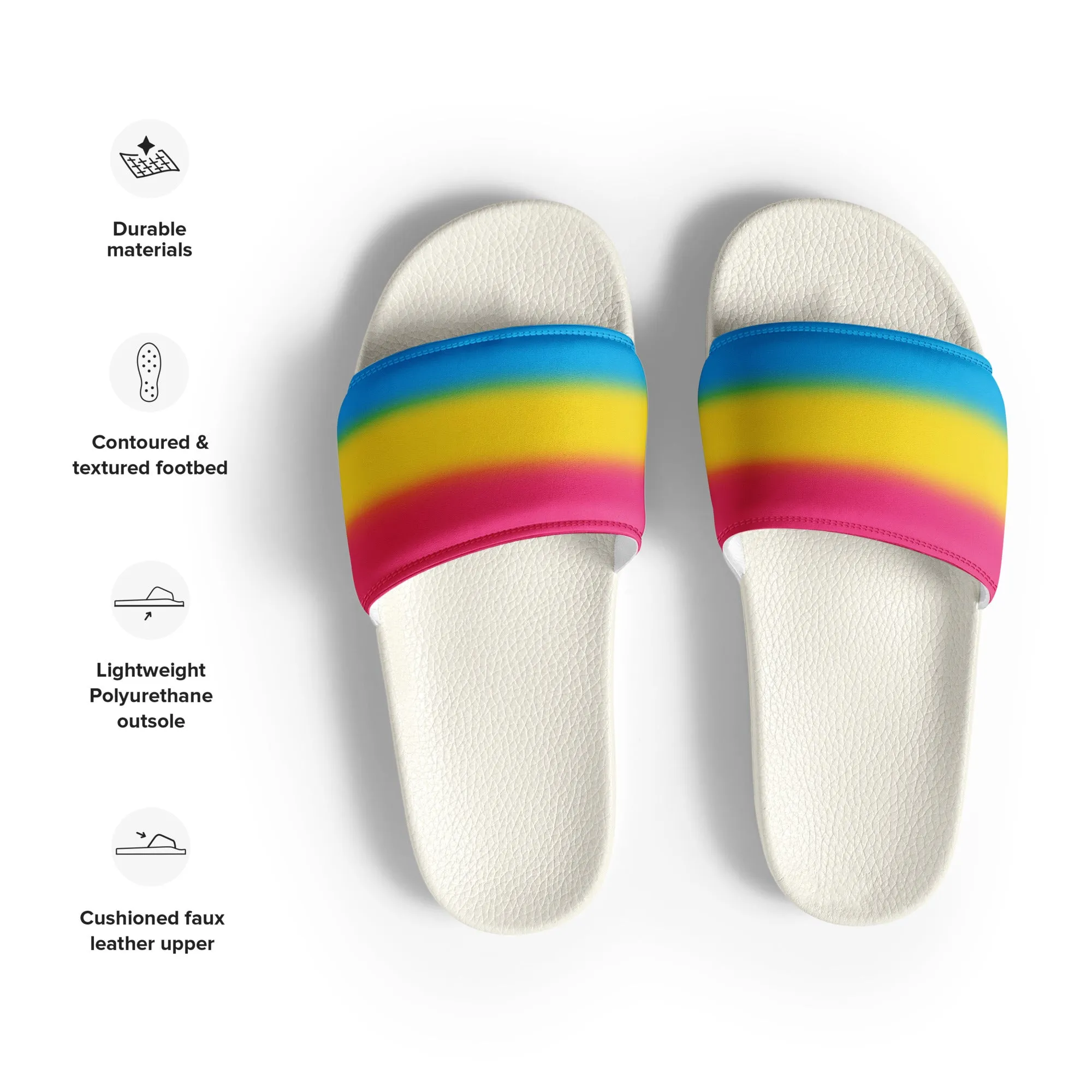 Pansexual Pan Pride Womens Slides Sandals