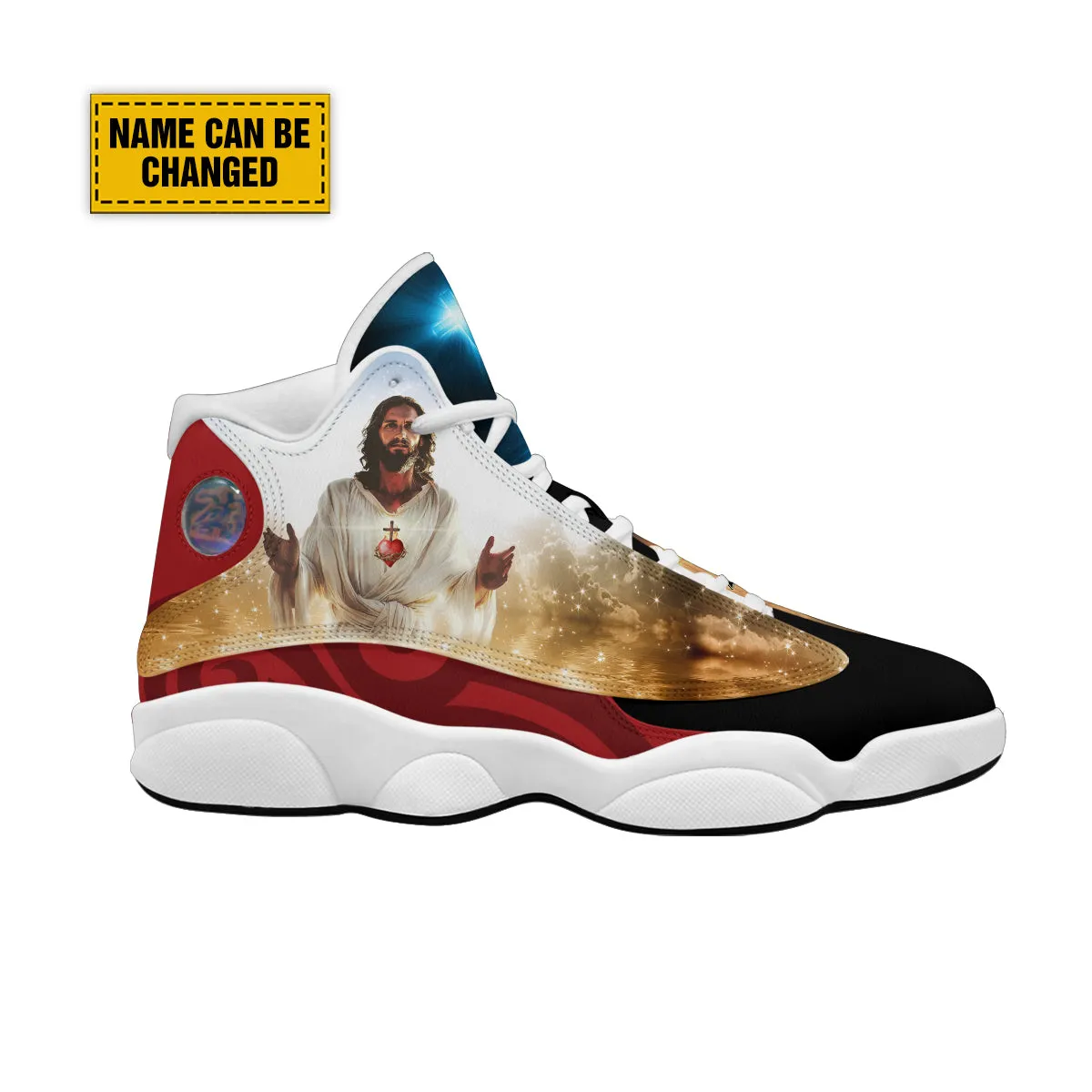 Personalized Jesus Sacred Heart J13 Shoes - Christian Shoes - Jesus Shoes