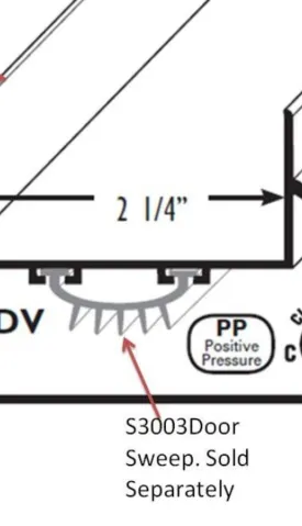 S3003 - Door Sweep Only