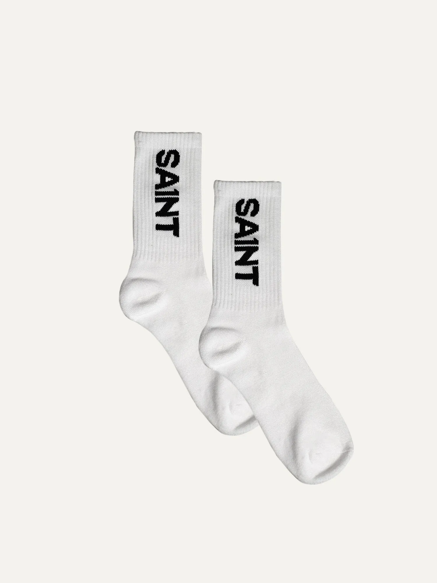 SA1NT Bamboo Crew Socks - 1 Pack - White