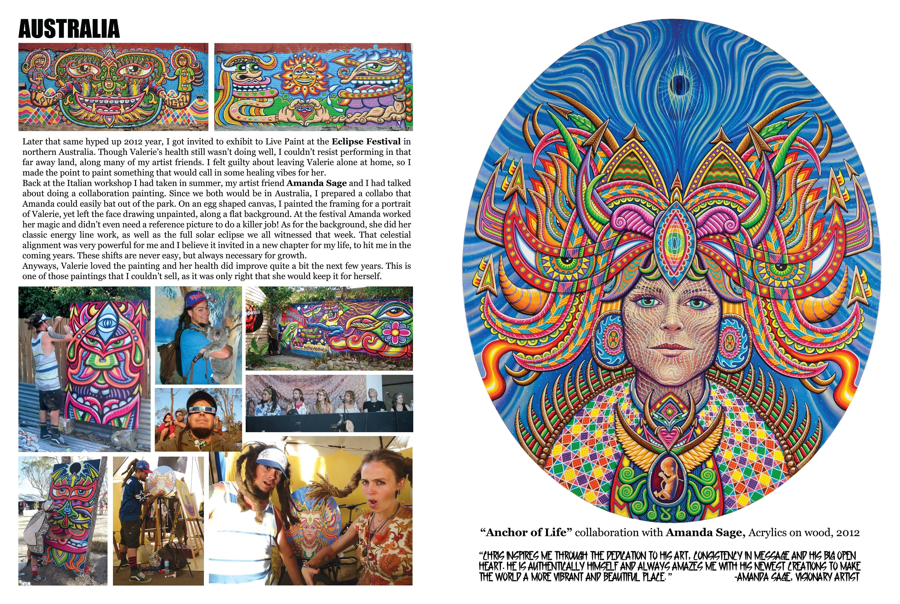 'Shamanic Journey' Hardcover Art Book