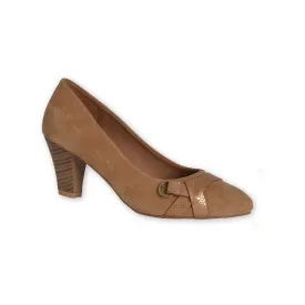 Suede Pumps - Brown