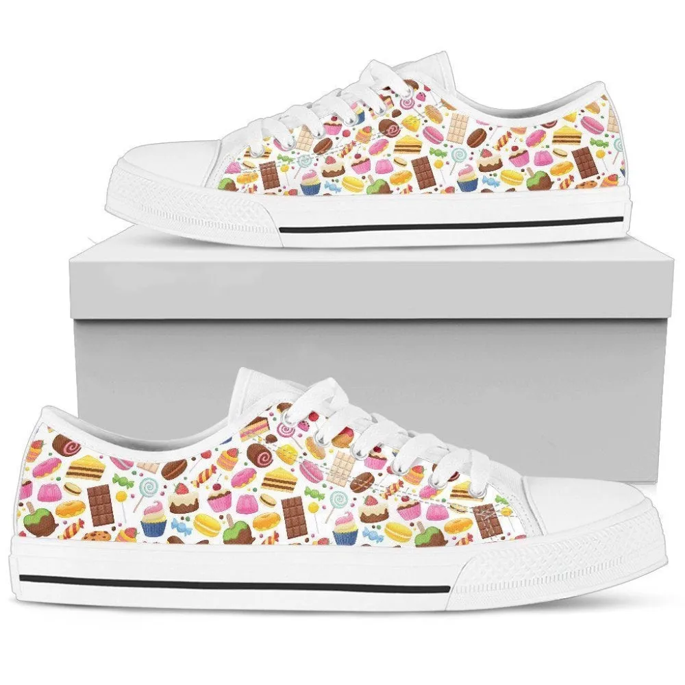 Sweet Candy Women's Low Top Shoes , Low Top Sneaker, Low Top Canvas Shoes