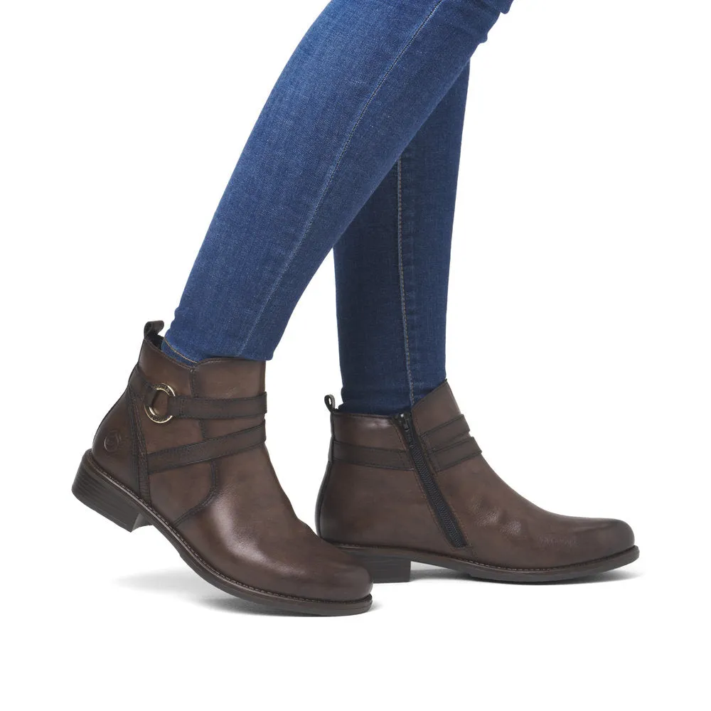 Town Brown Ankle Boot