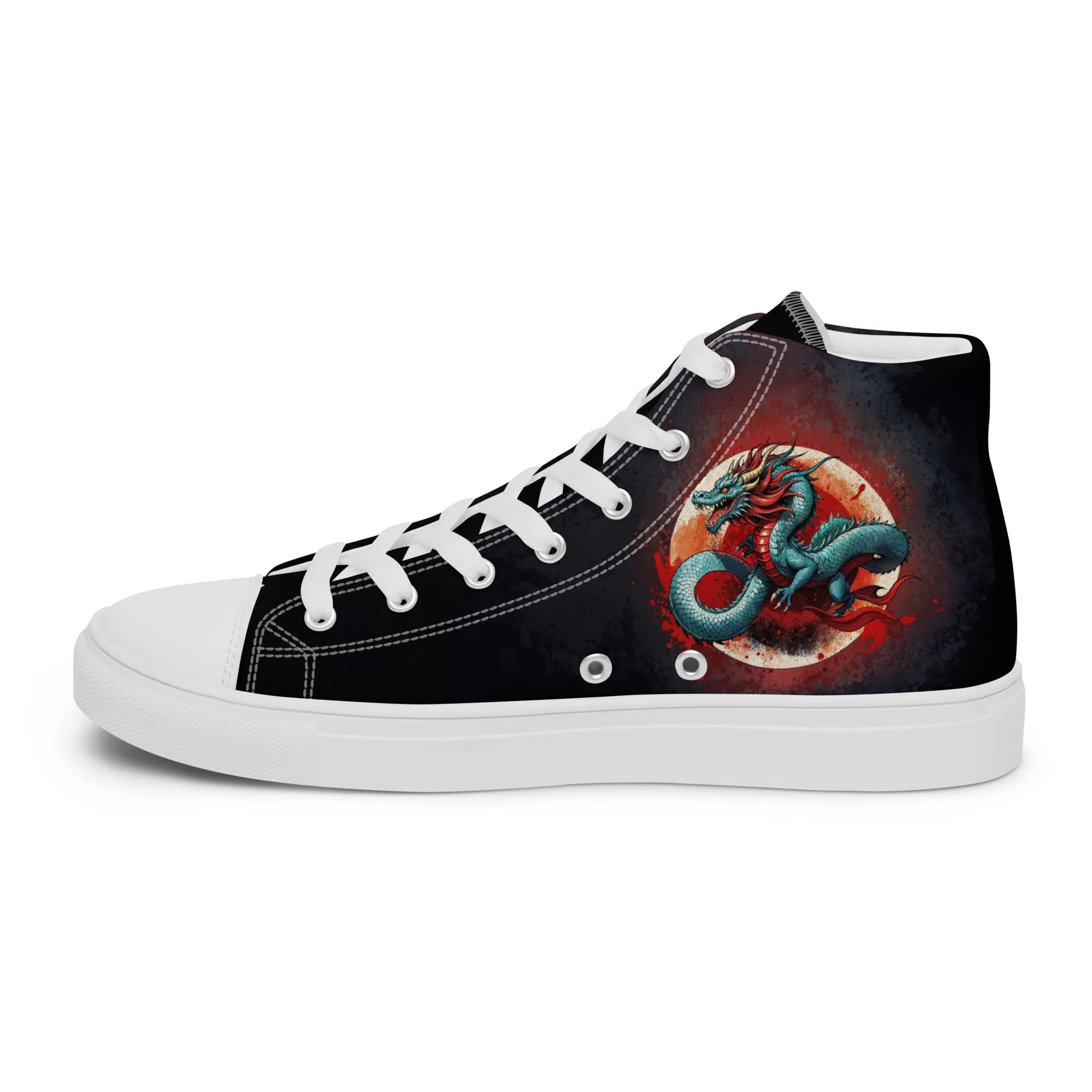 Unisex high top canvas shoes