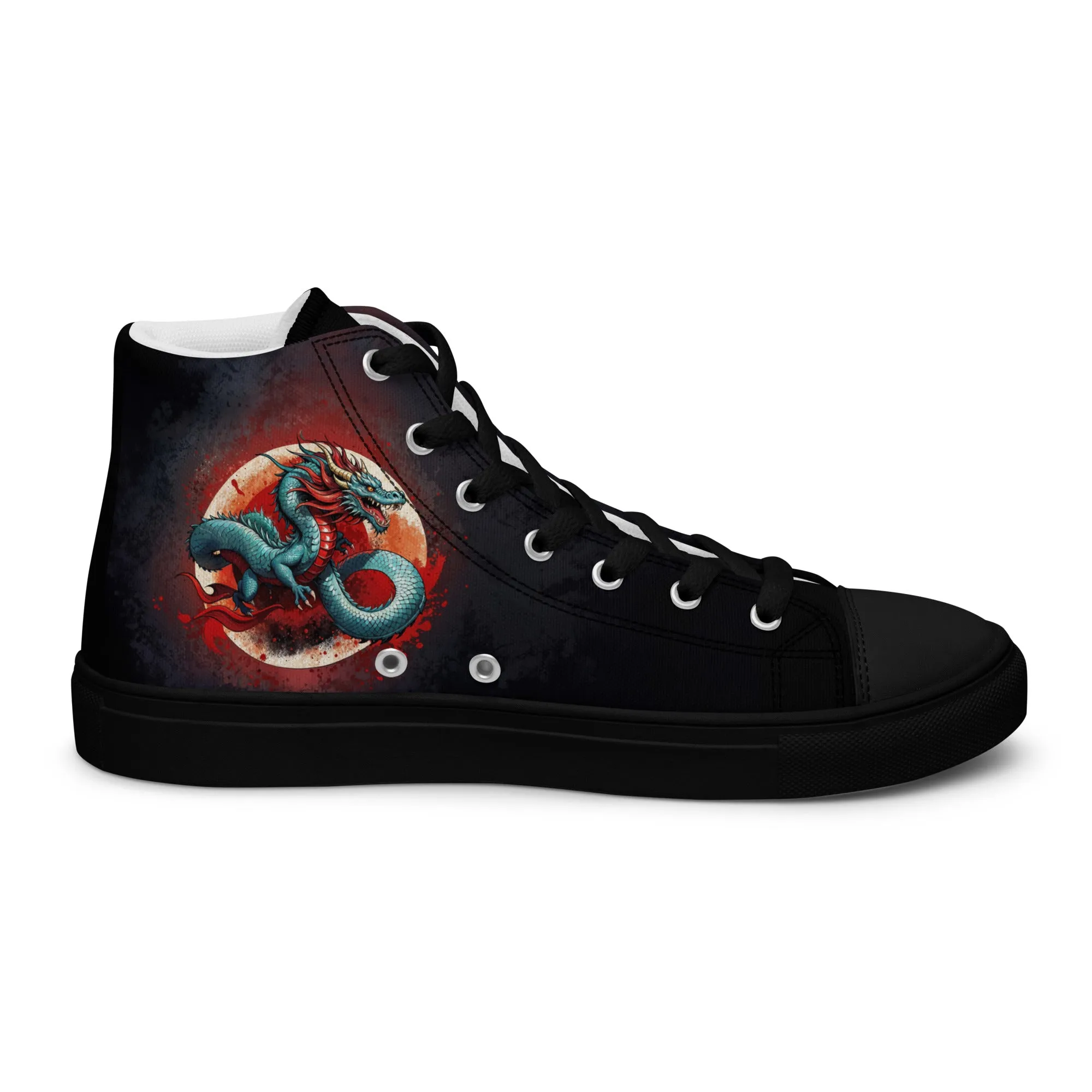 Unisex high top canvas shoes