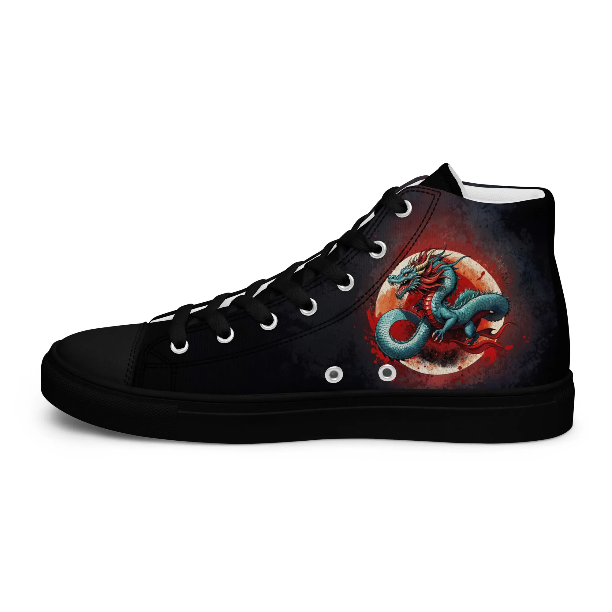 Unisex high top canvas shoes