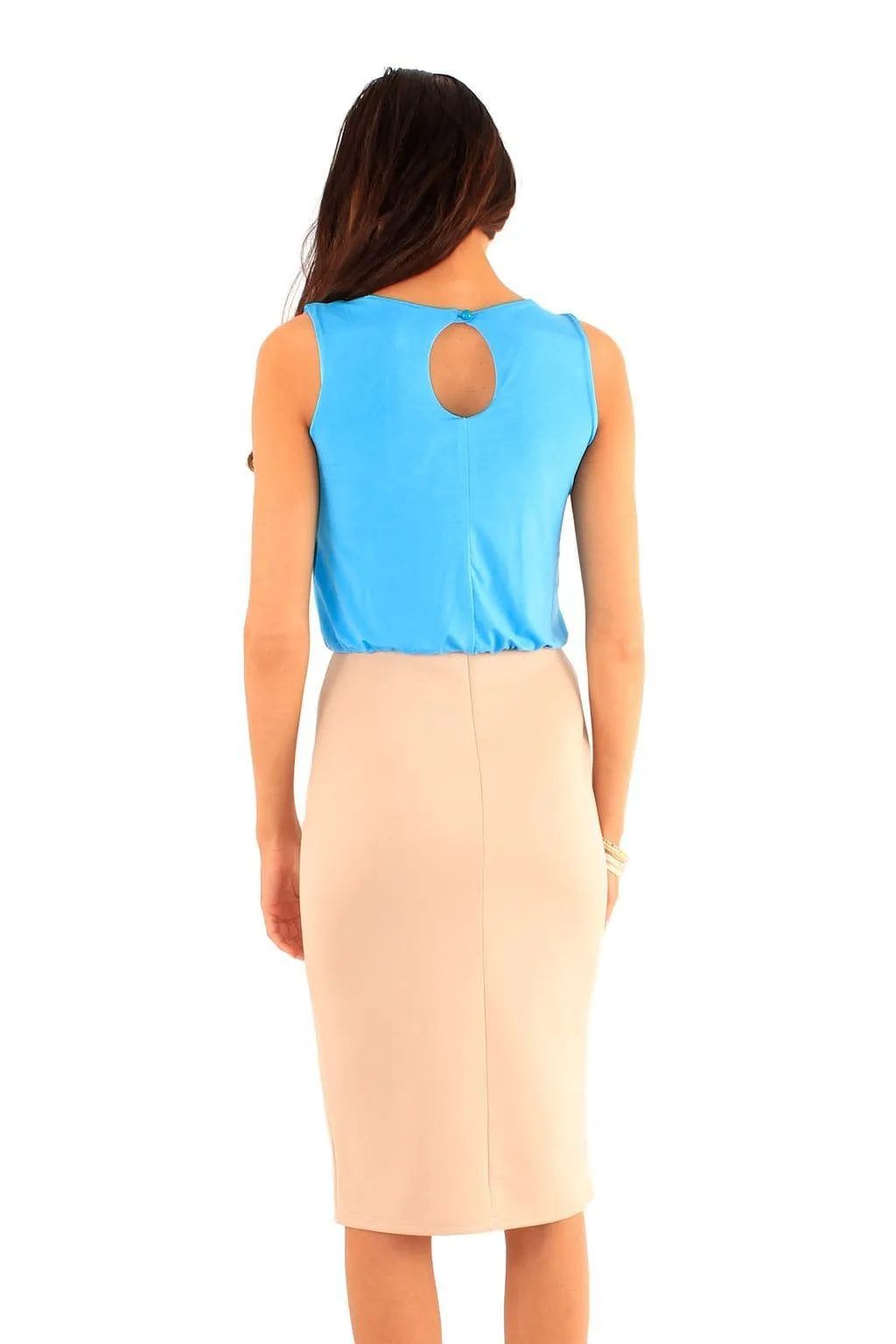 Women Pencil Skirt Sunday Dress